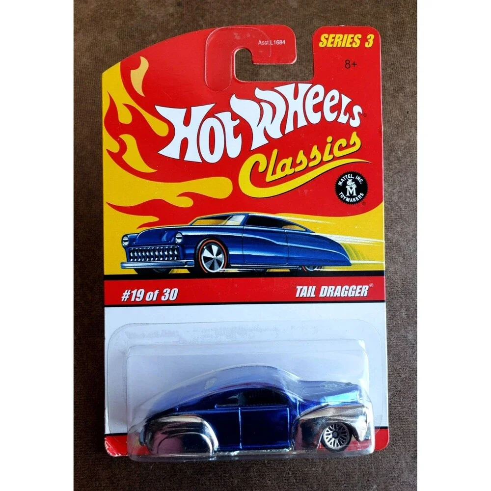 2007 Hot Wheels TAIL DRAGGER CLASSICS SERIES 3 19/30 1:64 Spectraflame BLUE VAR